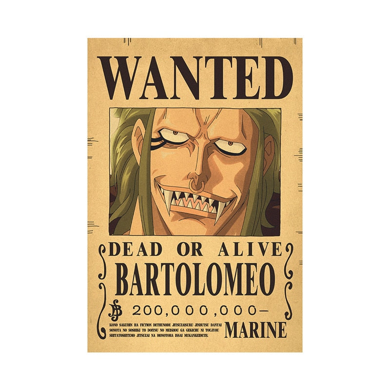 Poster One Piece : Prime Bartolomeo